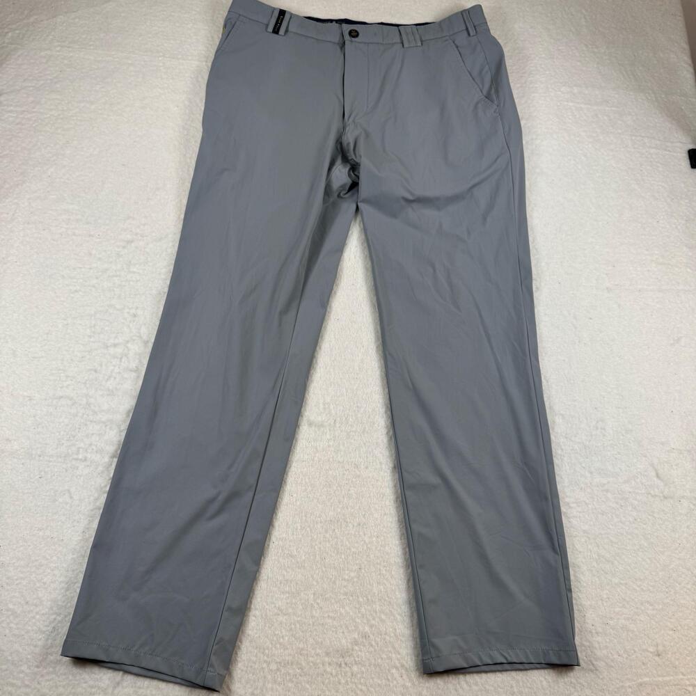 Meyer Golf Pants Mens Size 36x34 Gray Augusta Regular Fit Khakis Summer